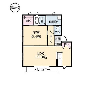 間取図 シャーメゾン　ファシル