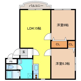 間取図 メゾンジュネス