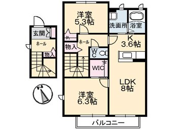 間取図 シャーメゾン際波　Ｃ棟