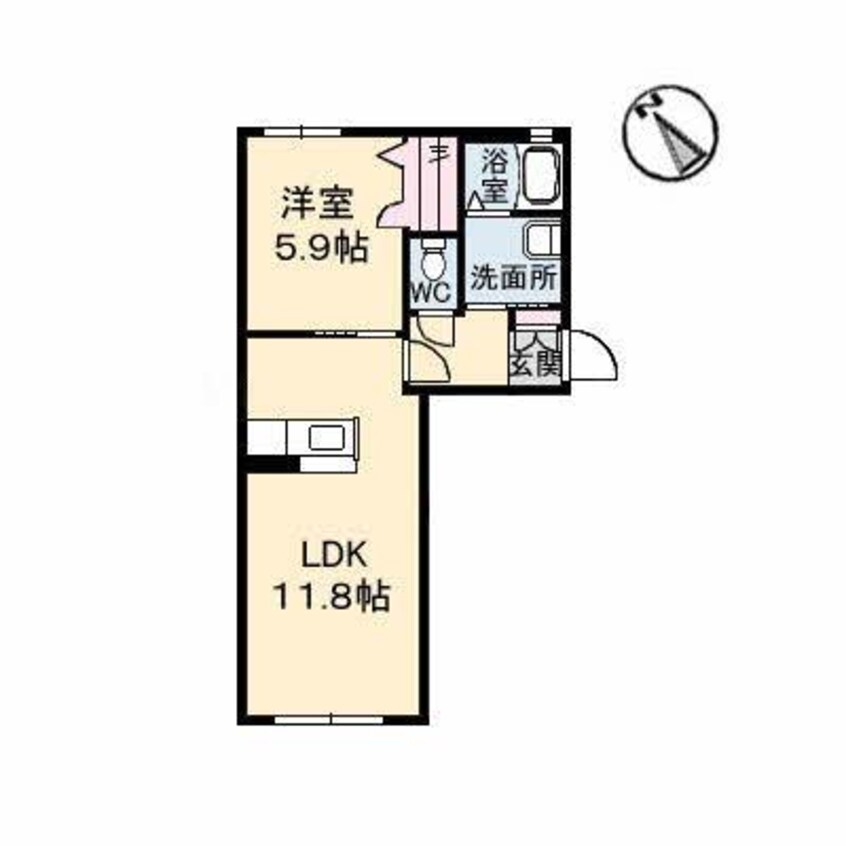 間取図 シャーメゾン　ルシエル