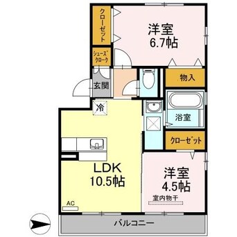 間取図 ドゥマンソレーユ