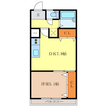 間取図 アビリティ常藤町