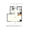 ミレーユ・ステディア 1Kの間取り