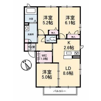 間取図 シャーメゾンパストラーレ