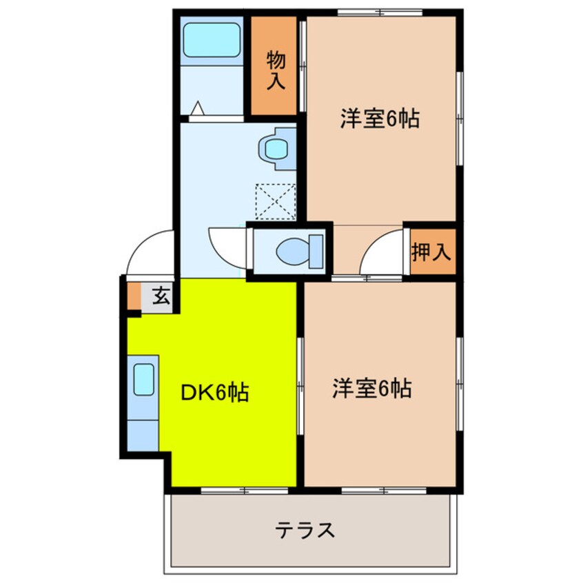 間取図 エスポワールガーデン　Ⅲ・Ⅳ