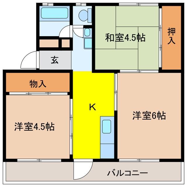 間取り図 ピュアガーデンＭ－Ⅳ