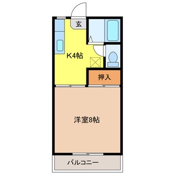 間取図 丸山ハイツＡ・Ｂ