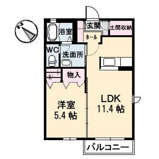 間取り図 シャーメゾン新地