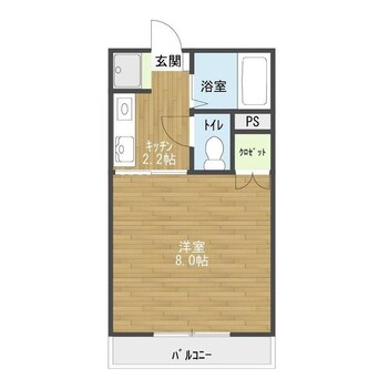 間取図 コーポラス６