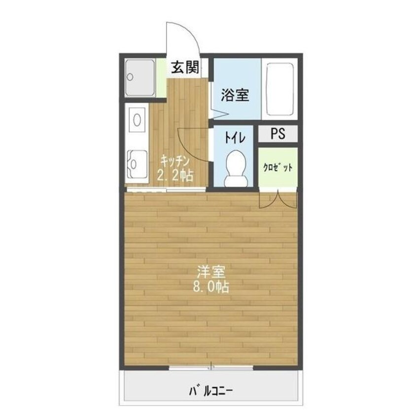 間取図 コーポラス６