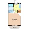 サンライズ 1Kの間取り