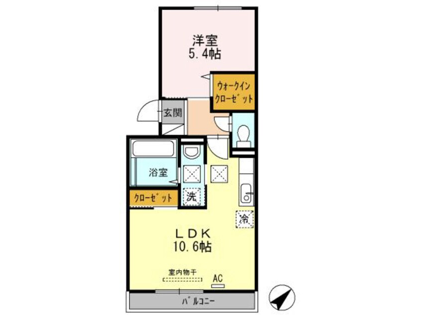 間取図 ローズ新町