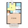 プレジデントⅡ 1Kの間取り