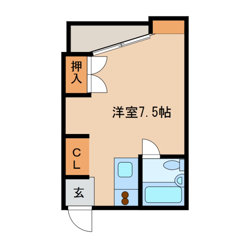 間取図 サンシャイン東梶返