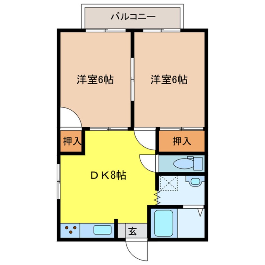 間取図 ガロピーヌ