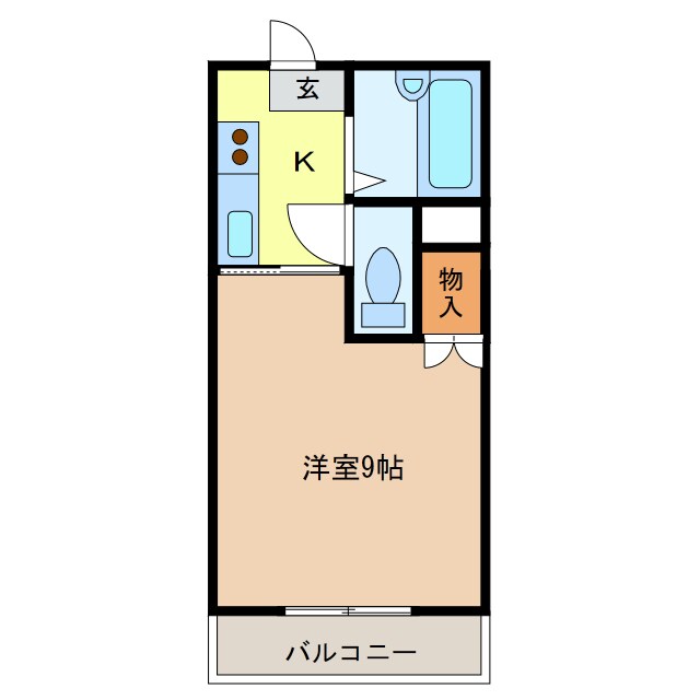 間取り図 メーテルＦ1