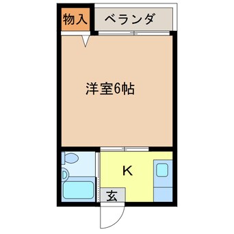間取図 スカイハイツ（中尾）
