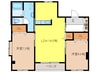 ハウスわだ5 2LDKの間取り