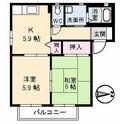 シャーメゾン西岐波　Ｄ棟の間取図