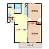 ペンギン村 2LDKの間取り