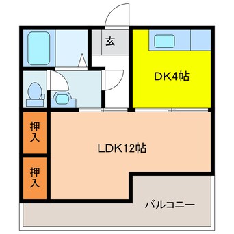 間取図 エルコ若松町マンション