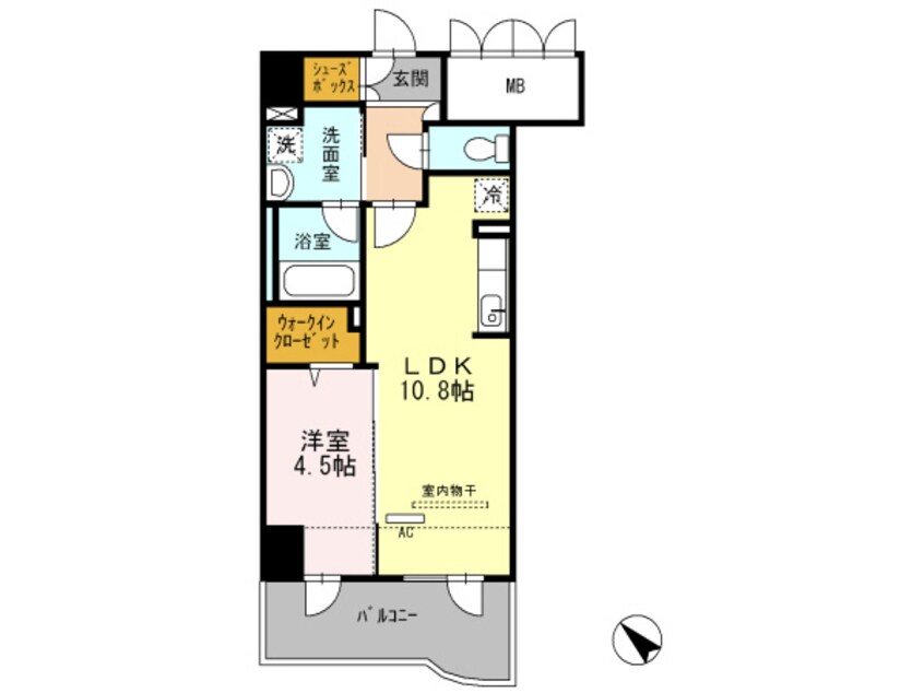 間取図 セントラルコートＵ