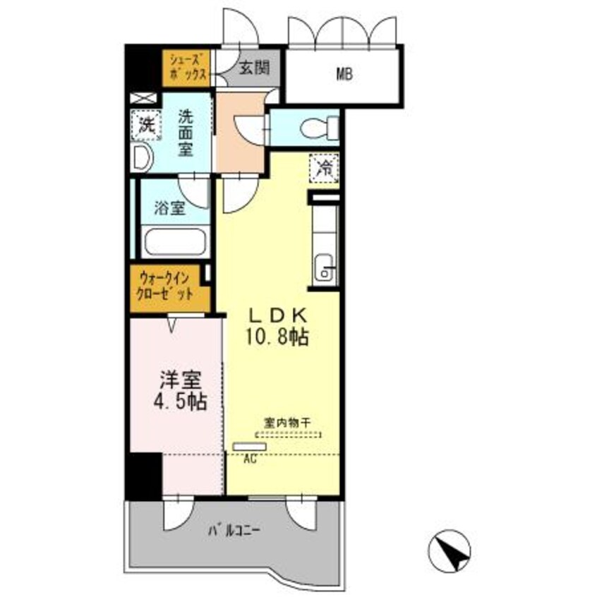 間取図 セントラルコートＵ