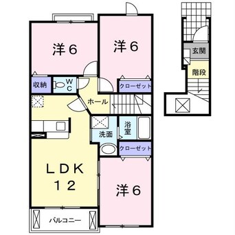 間取図 リバーサイドサワナミ