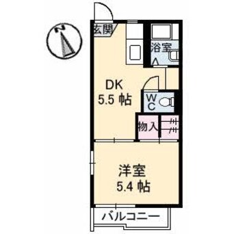 間取図 コーポ井上