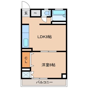 間取図 コーポ林