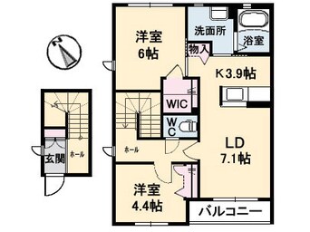 間取図 シャーメゾンロビンソン