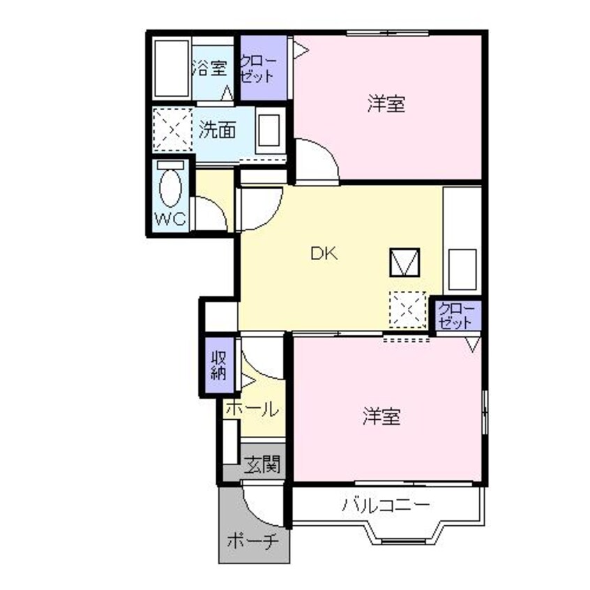 間取図 アドバンス　クロス