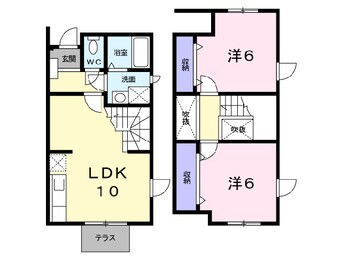 間取図 レジデンスＣＡＬＭ－Ｃ