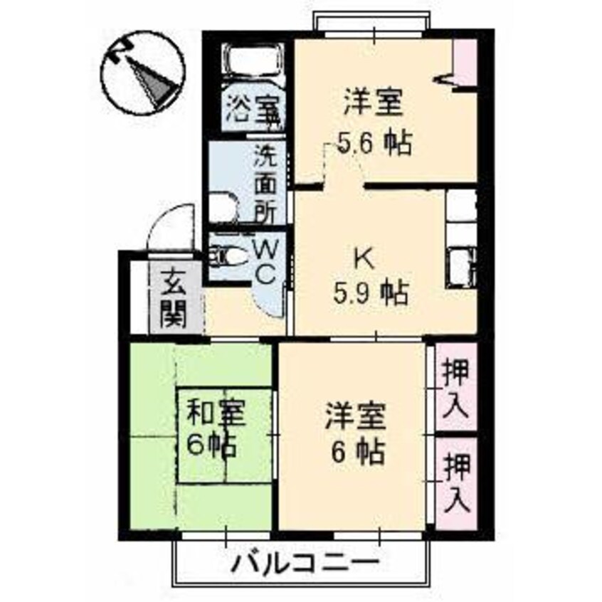 間取図 フレグランス床波St