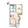 グランダー江頭 1LDKの間取り