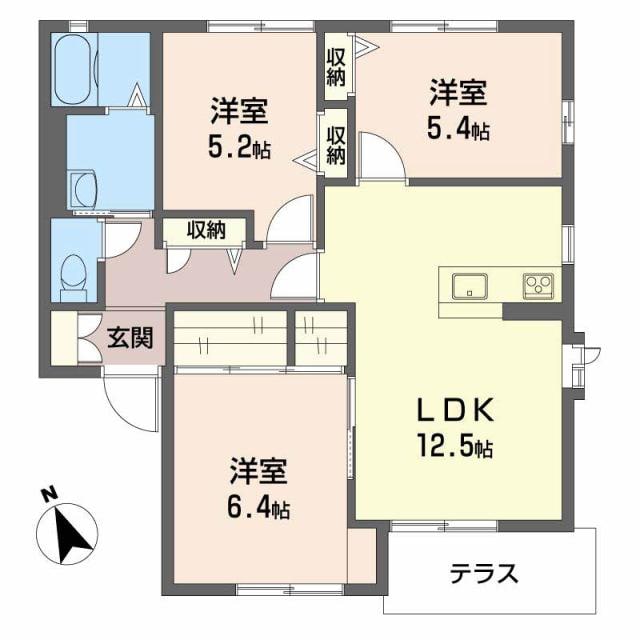 間取り図 ファミーユ上宇部