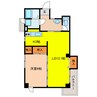 クリスタル松山町 1LDKの間取り