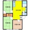 ファミール恵Ⅰ・Ⅱ 3DKの間取り