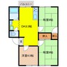 ファミール恵Ⅰ・Ⅱ 3DKの間取り