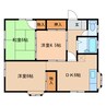 チェリーハイツA 3DKの間取り