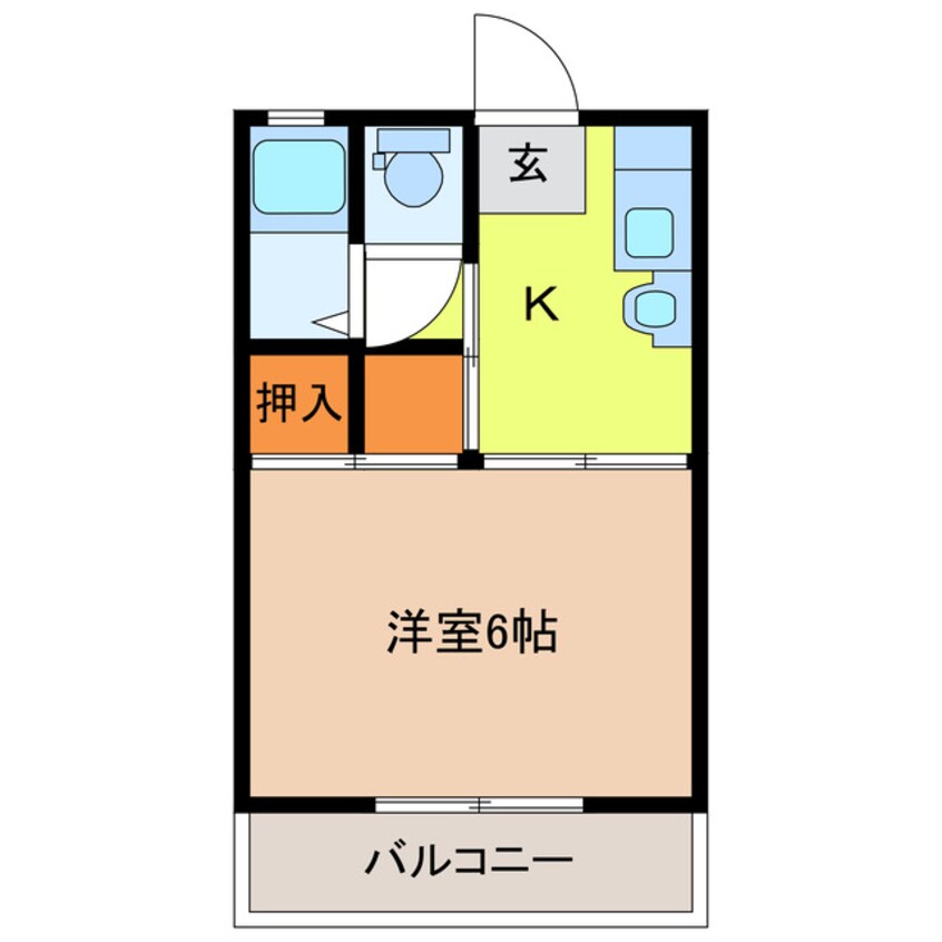 間取図 ハイツ上宇部