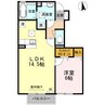 アベニュー中山Ⅱ 1LDKの間取り