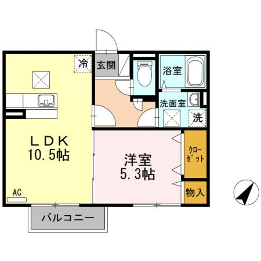 間取図 セピアコートＮＯＺＯＭＵ