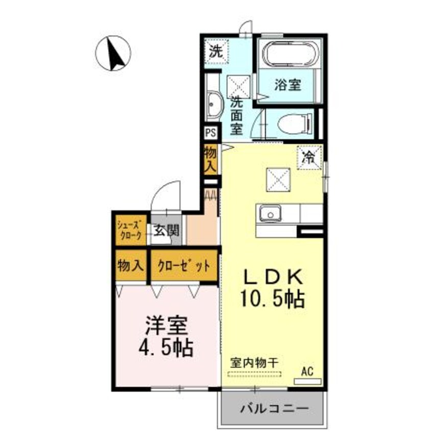 間取図 リバーパーク新天町