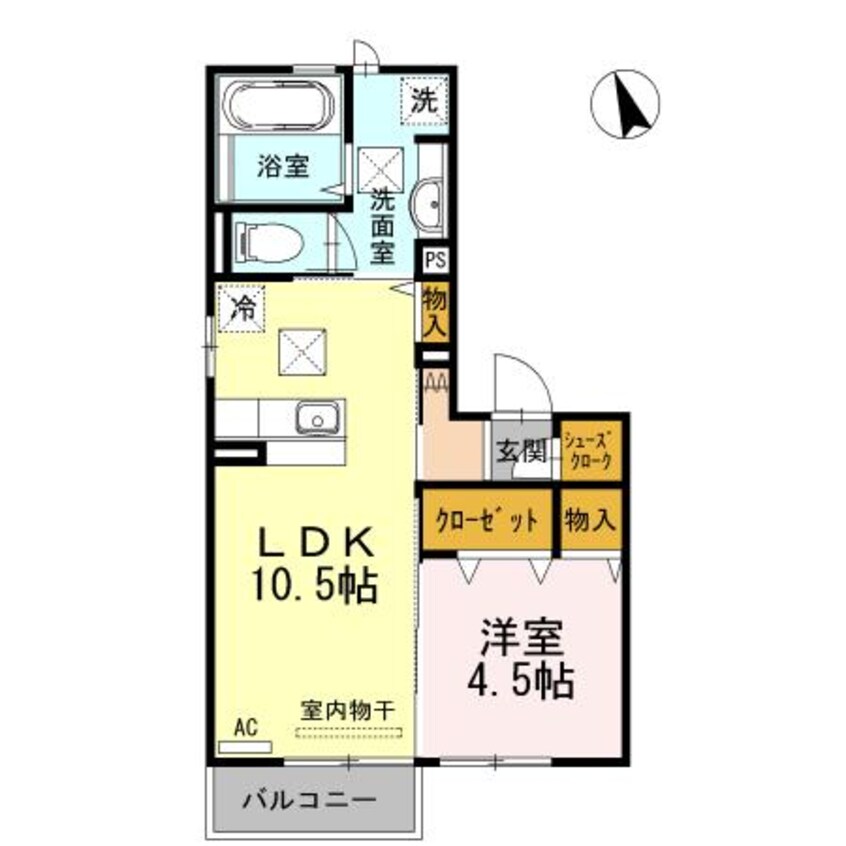 間取図 リバーパーク新天町