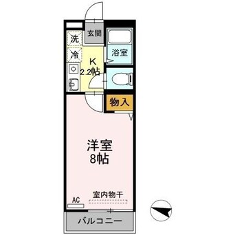 間取図 バウハウス弐番館