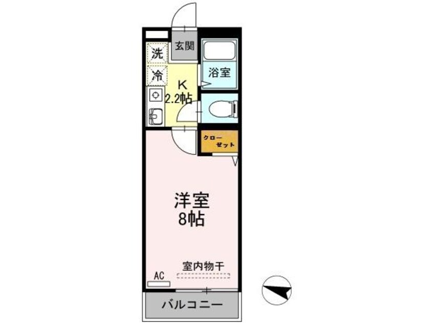 間取図 バウハウス弐番館