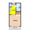 常盤グリーンハイツ 1Kの間取り