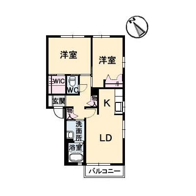 間取り図 シャーメゾン洛陽　C棟