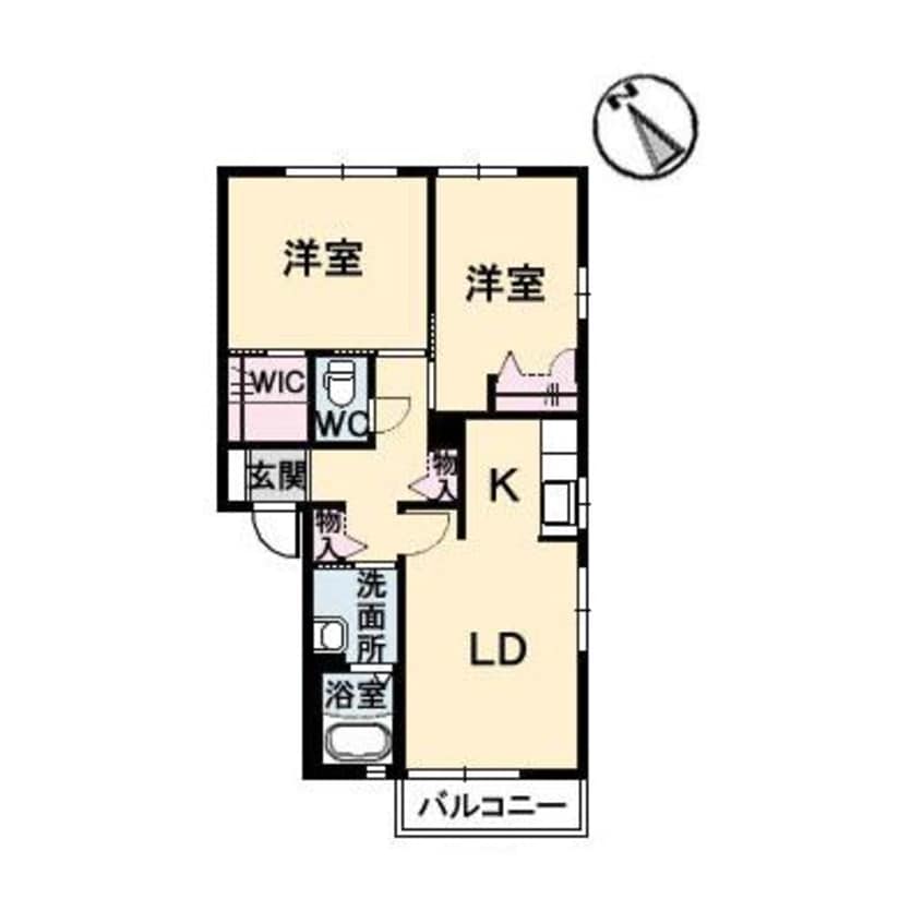 間取図 シャーメゾン洛陽　C棟